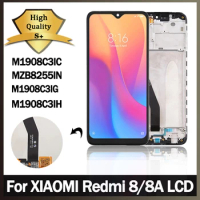6.22" For Xiaomi Redmi 8A MZB8458IN LCD Display Touch Screen Digitizer Assembly Replacement For Redmi 8 M1908C3IC LCD With Frame