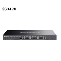 【享最高折300】TP-LINK SG3428 Omada 24埠Gigabit 含4個SFP插槽 L2管理型交換器