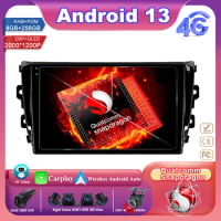 Android 13 For Zotye T600 2014 - 2019 Car Radio Multimedia Video Player Navigation GPS Android No 2din 2 din