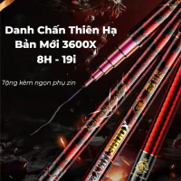 Cần Câu Đài Danh Chấn Thiên Hạ 3600x 8H  Tặng Kèm Ngọn Phụ.