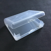 大尺寸撲克牌塑料盒子PP透明卡片包裝盒零件配件首飾旅行收納盒