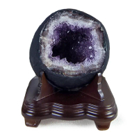 【開運方程式】紫晶洞l特紫開口笑紫水晶洞AGU621(5.1kg烏拉圭錢袋子)