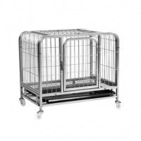 Cage Small Medium Pet Cage Square Tube Cage Dog Teddy Golden Maosamo Dog Pet Supplies Dog Kennels Foldable House