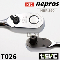 《tevc電動車研究室》T026 KTC nepros 9.5sq 三分 棘輪扳手 現貨 NBR 390 90齒