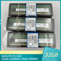 1Pcs SNPHTPJ7C/32G 32GB DDR4 3200MHz 2Rx8 3200AA RAM For DELL Server Memory 3200