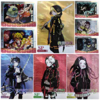 Anime Demon Slayer CR SP series Kamado Nezuko Iguro Obanai Gyokko Kamado Nezuko collection card Children's toys Board game card