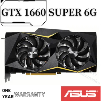 ASUS GeForce GTX 1660 Super 6G DDR6 Gaming 192-bit 1660S Video Card Desktop PC Gaming Graphics Card