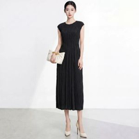 三宅絕美仙氣連身裙2026年新款寬鬆高腰顯瘦a字裙氣質溫柔風裙