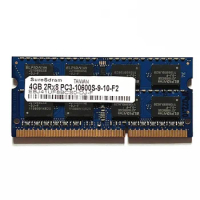 RAM DDR3 4GB 1333MHz RAM 2Rx8 PC3-10600S SODIMM 204pin Laptop Memory 1.5V
