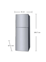ตู้เย็น 2 ประตู (10.6 คิว, สีเงิน) รุ่น SJ-X300TC-SL