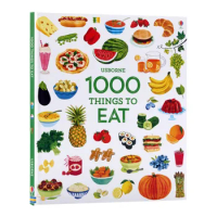 Usborne 1000 Things to Eat, Children's books aged 3 4 5 6, English Popular science picture books, 9781474951364