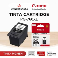 Tinta Original Canon 760 Pigment Black XL PG-760 XL - Tinta Canon TS5370 TS5370a - Tinta Cartridge K