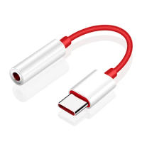1PC Headphone Connector Adapter for Oneplus android Phone Usb Type C To 3 5 mm Earphone Jack Cable Adapter Audio Splitter