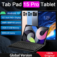 2024 Original Global Version Pad 15 Pro Tablet Android 13 HD 4K 16GB+1TB Snapdragon 870 Tablets PC 5G Dual SIM Card WIFI Mi Tab