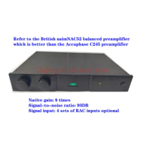 HiFi power amplifier, refer to the British naimNAC52 balanced preamplifier, the effect is better than Accuphase C245 preamp