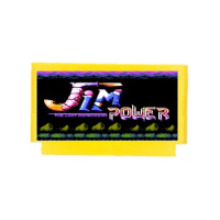 Jim Power - The Arcade Game (JUE) for FC Console 60Pins Video Game Card