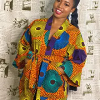 Afrika Cetak Gaun untuk Wanita Dashiki Geometris Belt Femme Dress Pakaian Afrika Plus Ukuran Retro Afrika Natal Jubah