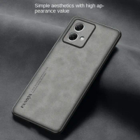 Soft PU leather Skin Slim Protective Back Cover Case For Motorola Moto G84 G54 G34 G24 G14 Edge 40 NEO 30 Full Cover phone shell