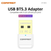 COD สินค้าขายดี Comfast USB Bluetooth 5.3 Dongle Adapter for PC Speaker Wireless Mouse Keyboard Mus
