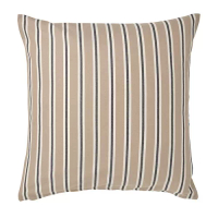 KORALLBUSKE 靠枕套, 米色 白色/條紋, 50x50 公分