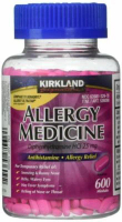 Kirkland Signature Allergy Relief Medicine 25mg 600 Tablets exp 2026