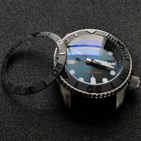 Sloping Ceramic Bezel Insert 38*30.6mm MOD For Seiko brand SKX007 SKX009 Divers SUB Replacement of watch accessories parts