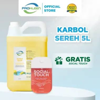 [FREE GIFT] Karbol Sereh PROKLEEN 5L +FREE Hand Sanitizer Social Touch
