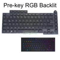 US Latin Pre-key Backlit Keyboard for Asus ROG 5R Plus G513, Strix SCAR 15 G533 G513Q G533Q G513QY G513QM V202861A EU 481JLA00
