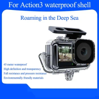 Sports Camera Waterproof Shell Housing Diving Protective Shell Hard Shell For DJI Osmo Action3 Anti Drop Compression Resistant