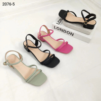 Simoncelli Sepatu Wanita Tumit Tahu Tali Belakang 2 Cm Import 2076-5 Sandal