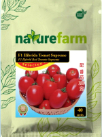Naturefarm - Benih Bibit F1 Hibrida Tomat Supreme (F1 Hybrid Tomato Supreme) isi 40 seeds Merah