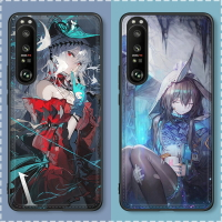 適用明日方舟索尼xperia1iii手機殼5iii馬克兔10iii皮紋5ii阿米婭sony1ii殼10iv二次元5