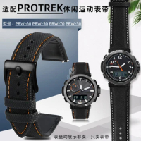 For Casio Protrek Series 5620 PRW-50 70 30 60yt Nylon Quick Release Watchband 23mm