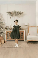 Pastel Kidswear Pleats Hijau - Dress Anak Perempuan L