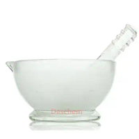 75mm,Glass Mortar and Pestle,New Adcance Lab Chemistry Glassware