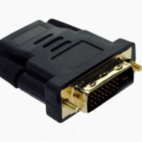 10pcs/lot DVI 24+1 Male To HDMI-compatible Female Converter Adapter