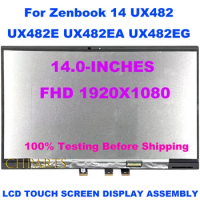 14" 1080p Laptop LED LCD FHD Touch Screen Digirizer Replacement Assembly For Asus Zenbook 14 UX482 UX482E UX482EA UX482EG