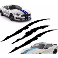 car sticker monster claw sticker