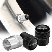 Bộ 4 nắp van lốp xe Laurin & Klement với logo, chống bụi trang trí, phù hợp cho Skoda Kamiq, Fabia, 