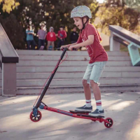 2023 New Yvolution Y Fliker Air A3 Kids Drifting Scooter for Boys and Girls Ages 7+ Years (Red)
