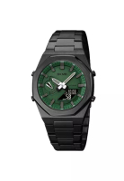 Skmei Jam Tangan Elektronik Luminous LED Light World Time Waterproof 1816 ORIGINAL - Black Green