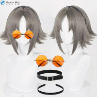 Vtuber NIJISANJI EN Mysta Rias Cosplay Wig 32cm Short Luxiem Mysta Rias Heat Resistant Synthetic Hair Party Anime Wigs + Wig Cap