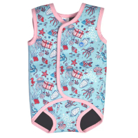 【Splash About 潑寶】嬰兒 保暖泳衣 連身- 水母寶藏(嬰兒連身泳衣)