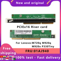 For Lenovo Tiny5 ThinkCentre M720q M920q M920x P330 PCIEx4 PCIEx16 Riser Card 01AJ940 01AJ929.RX560 P620 Graphics card bezel