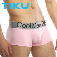 TIKU 梯酷 莫代爾金屬 超彈貼身平口男內褲 -粉紅(PM1850)
