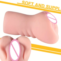 1pc Male Masturbator Cup Lifelike Pussy Male Sex Toys with 3D Realistic Tightness Portable Male Penis Massage Adult Sex Doll