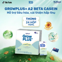 Thùng 24 Hộp Sữa uống dinh dưỡng GrowPLUS+ A2 Beta-casein (24 x 110ml)