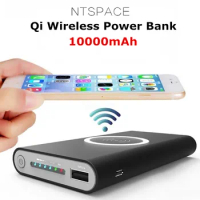Wireless Charging Power Bank 10000mAh Portable Charger External Battery Powerbank For Xiaomi iPhone Samsung Backup Poverbank