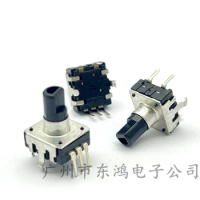 1 PCS EC12 encoder with switch 24 positioning 24 pulse 360 degree rotation shaft length 12MM