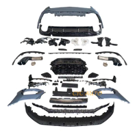 Q8 RSQ8 full body kit front rear car bumper with Honeycomb grille rear diffuser for Q8 20212022